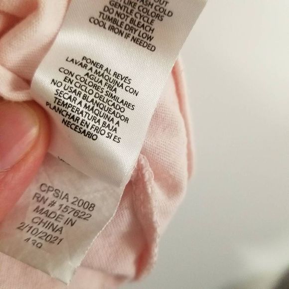 Eddie Bauer pink tshirt tee top girls 10-12 Medium Mountain sun set rise - Picture 4 of 5